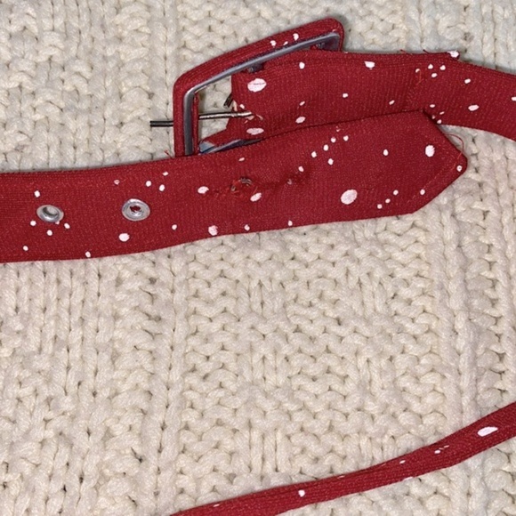 Vintage red dress size medium - Picture 7 of 9